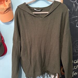 Olive Green Women's Sweater